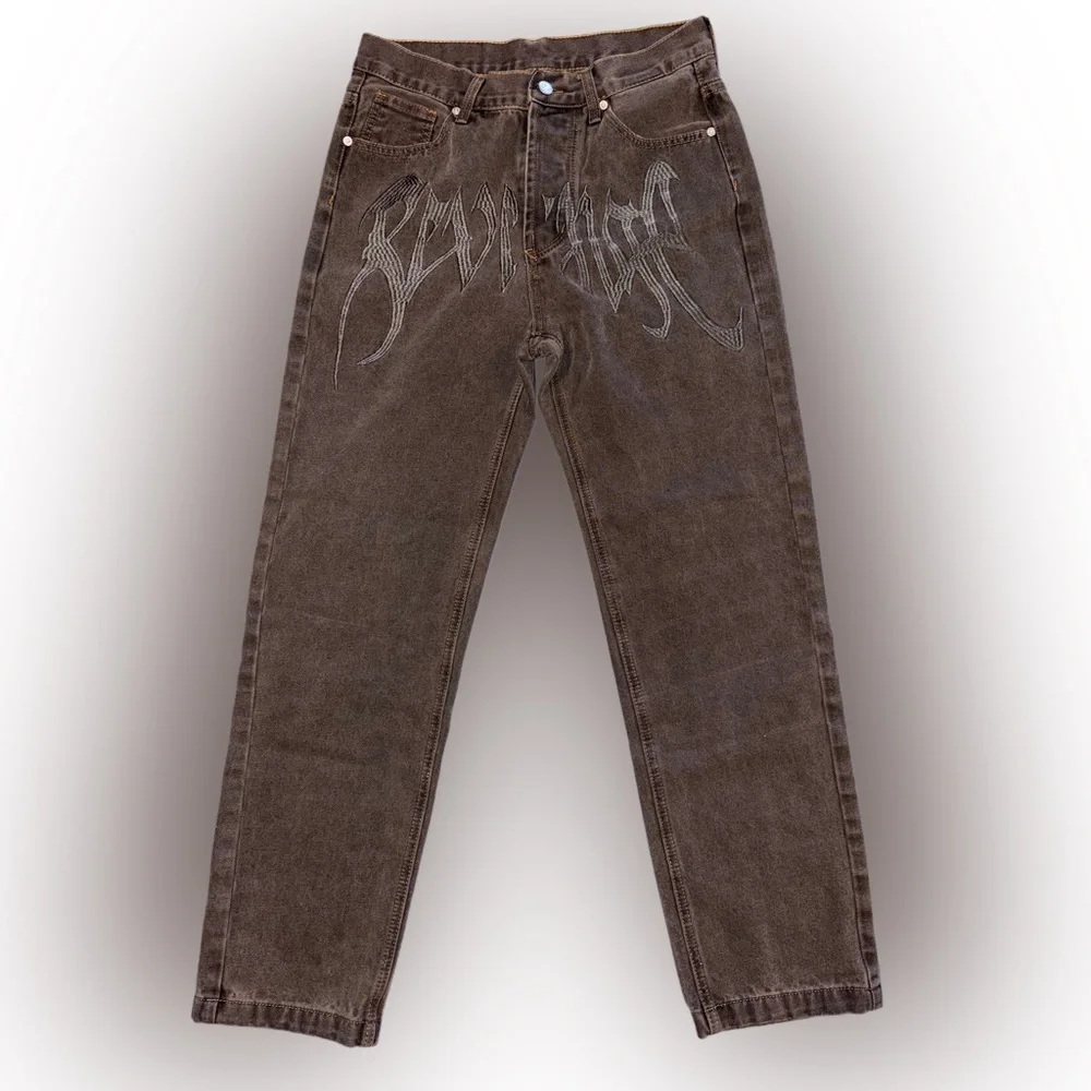 Grey Revenge straight leg Jeans - Picture 1 of 5